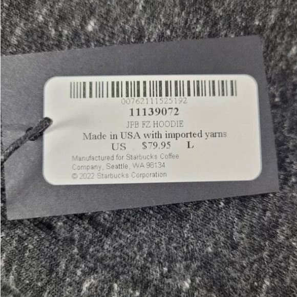 Starbucks Reserve Jade Purple Brown Artist colab zip hoodie size L unisex - Picture 6 of 7